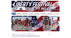 Desktop Screenshot of cantonlibertyrun.com