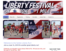 Tablet Screenshot of cantonlibertyrun.com